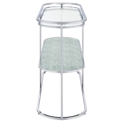 Yarmuth Glam 1 Shelf Sofa Table Chrome - HOMES: Inside + Out - Image 5