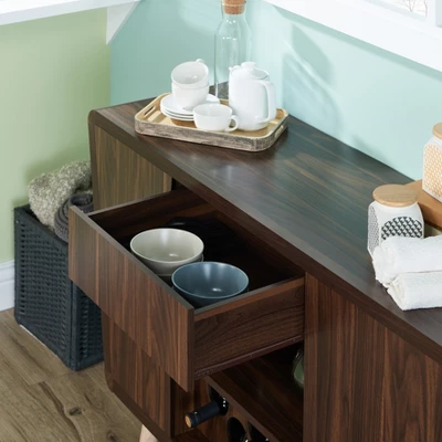 Hamby Transitional Buffet Dark Walnut - HOMES: Inside + Out - Image 3