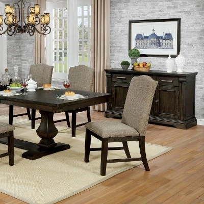 Lemieux 3 Drawer Server Brown - HOMES: Inside + Out - Image 3