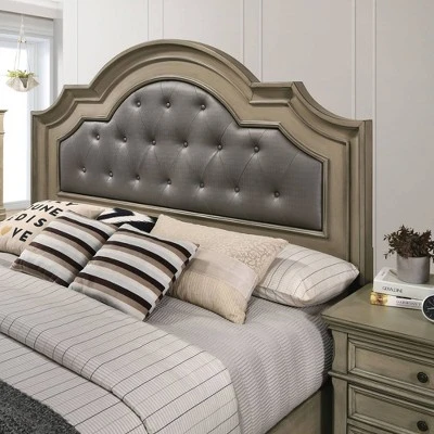 3pc Kritan Bed With 2 Nightstands Antique Warm Gray - HOMES: Inside + Out - Image 2