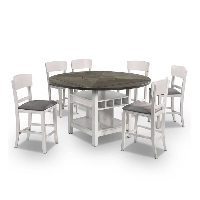 7pc Summerland Transitional Counter Height Dining Set - HOMES: Inside + Out - Image 11