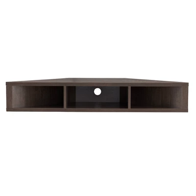 Tybo Open Shelves Corner Floating Console Fits Tv's Up To 50" - HOMES: Inside + Out - Image 2