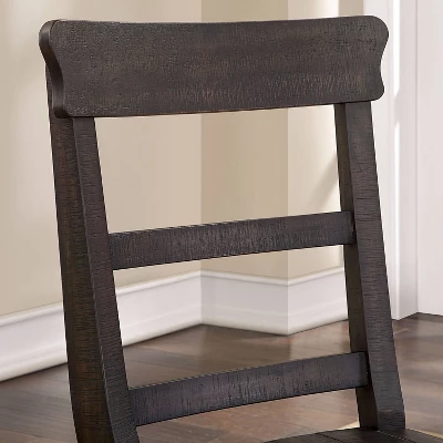 2pk Strasbourg Rustic Ladder Back Side Chairs - HOMES: Inside + Out - Image 5