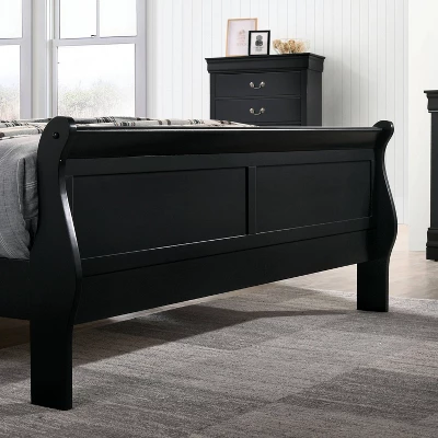 3pc Sliver Sleigh Bed With 2 Nightstands - HOMES: Inside + Out - Image 6