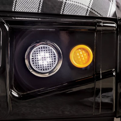 Twin Hemmer Speed Offroad Bed With Led Light Black - HOMES: Inside + Out - Image 4