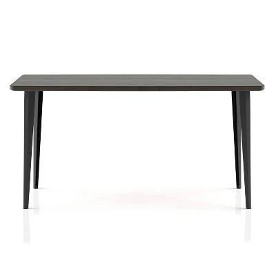 60" Shirin Mid-Century Wood Dining Table - HOMES: Inside + Out - Image 7