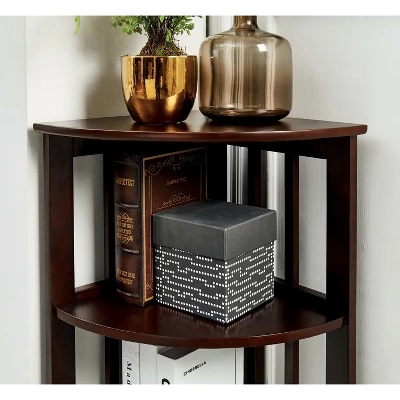 41.75" Agron Decorative Bookshelf Dark Walnut - HOMES: Inside + Out - Image 2