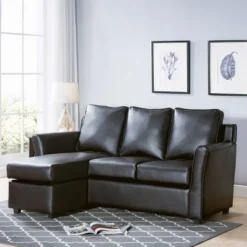 Henri Upholstered Sofa Dark Gray - HOMES: Inside + Out