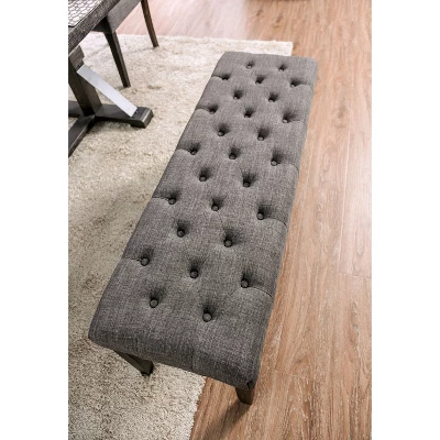 Hepburn Tufted Bench - HOMES: Inside + Out - Image 2