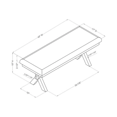 6pc Arga Solid Wood Dining Set Gray/Antique White - HOMES: Inside + Out - Image 6