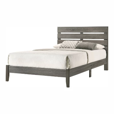 Derries Slatted Platform Bed Gray - HOMES: Inside + Out - Image 4