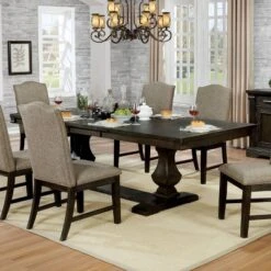 94" Lemieux Extendable Dining Table Brown - HOMES: Inside + Out