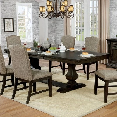 94" Lemieux Extendable Dining Table Brown - HOMES: Inside + Out