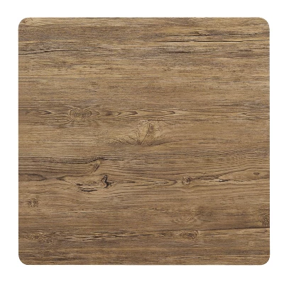 3pc Fairlands X Cross Back Dining Table Set Gray/Dark Bronze - HOMES: Inside + Out - Image 3