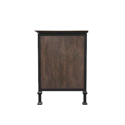 Kelson Multi Storage TV Stand For TVs Up To 80" Medium Weathered Oak - HOMES: Inside + Out - Image 4