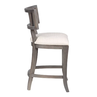 Roben Woven Cane Back Counter Height Barstools - HOMES: Inside + Out - Image 5
