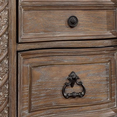 Lellen 9 Drawer Detailed Dresser Rustic Natural Tone - HOMES: Inside + Out - Image 4