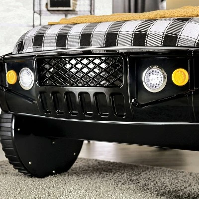 Twin Hemmer Speed Offroad Bed With Led Light Black - HOMES: Inside + Out - Image 3