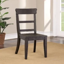 2pk Strasbourg Rustic Ladder Back Side Chairs - HOMES: Inside + Out