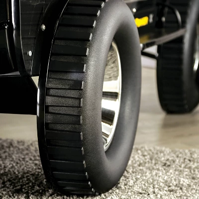 Twin Hemmer Speed Offroad Bed With Led Light Black - HOMES: Inside + Out - Image 8