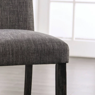 Set Of 2 Norelo 25" Upholstered Counter Height Barstools Gray - HOMES: Inside + Out - Image 2