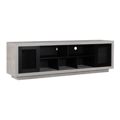Valla Industrial TV Stand For TVs Up To 70" Black - HOMES: Inside + Out - Image 2