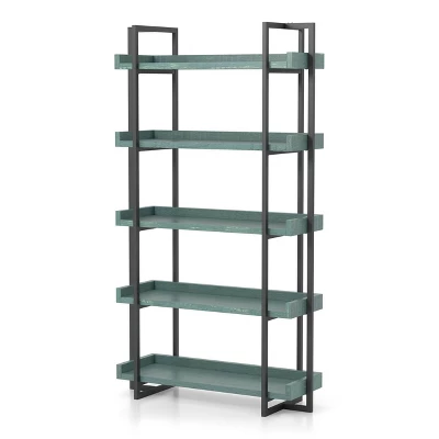 Kellare 5 Shelf Contemporary Bookcase - HOMES: Inside + Out - Image 3