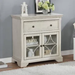 Evadra Hallway Cabinet Antique White - HOMES: Inside + Out